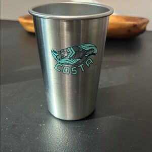 Costa Steel Pint Cup 16oz Stainless Steel.